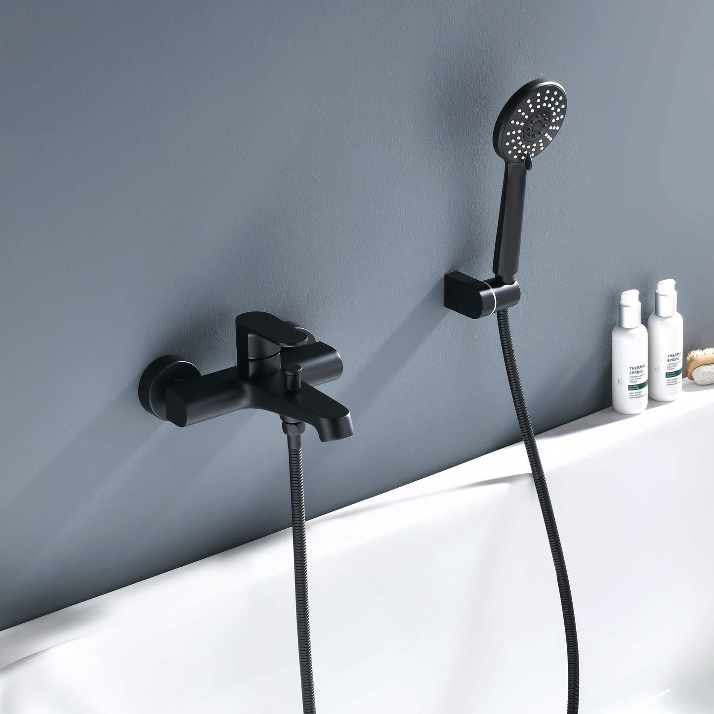 Tender Bath shower mixer with 3-way hand shower set AT040122