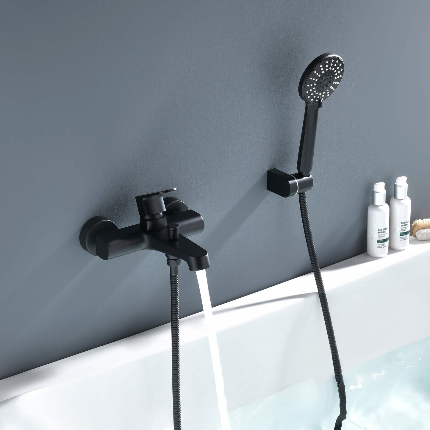 Tender Bath shower mixer with 3-way hand shower set AT040122