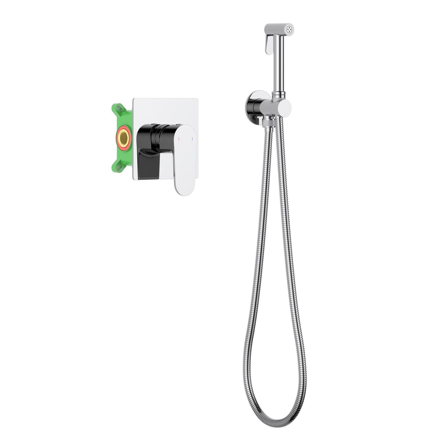 Tender Concealed shower mixer with hand bidet spray AT0421101