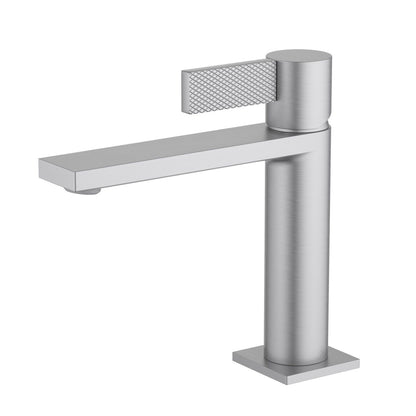 Aquavit Knox Series Single Hole Basin Faucet with Patterned Handle AT050011