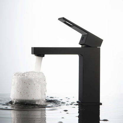 Hollow single handle basin faucet AT060011