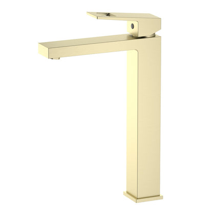 Aquavit Hollow brushed gold single-handle vessel sink faucet AT060012