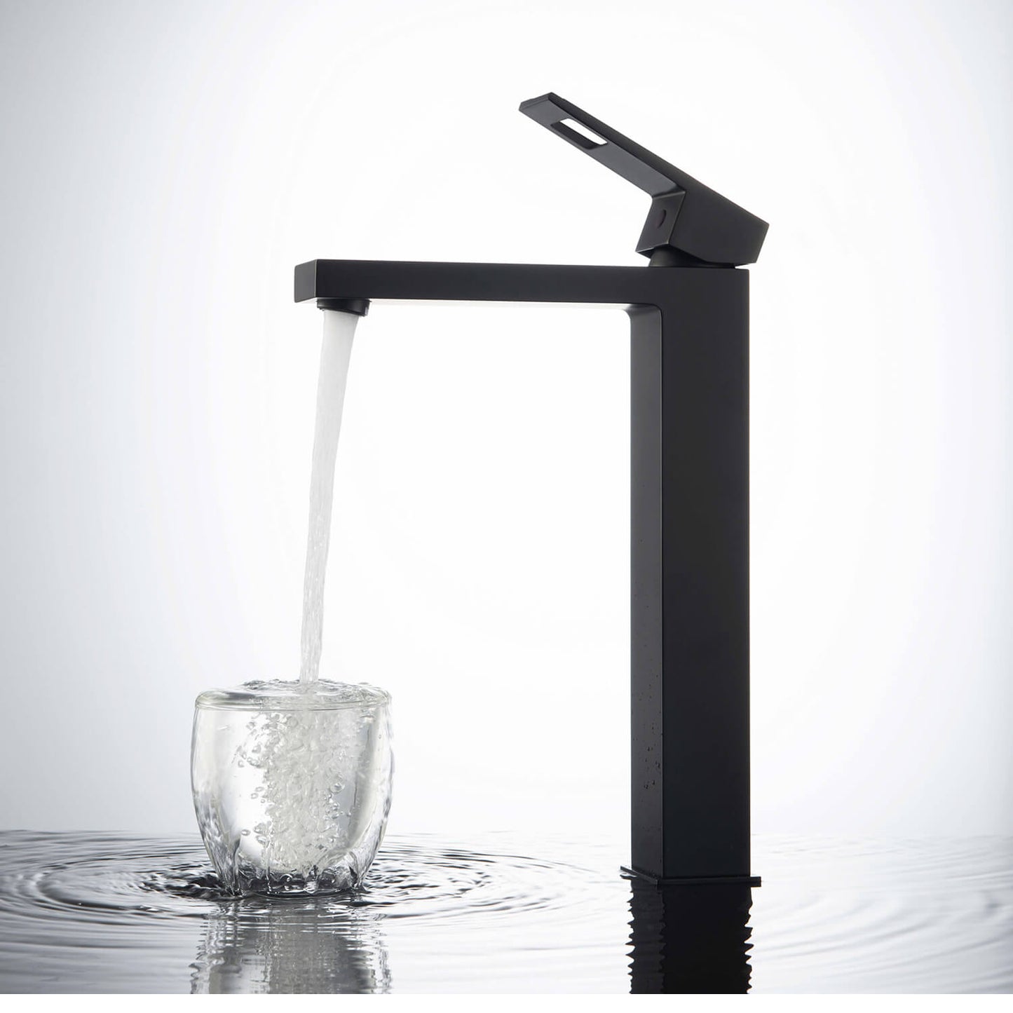 Hollow single handle high basin faucet AT060012