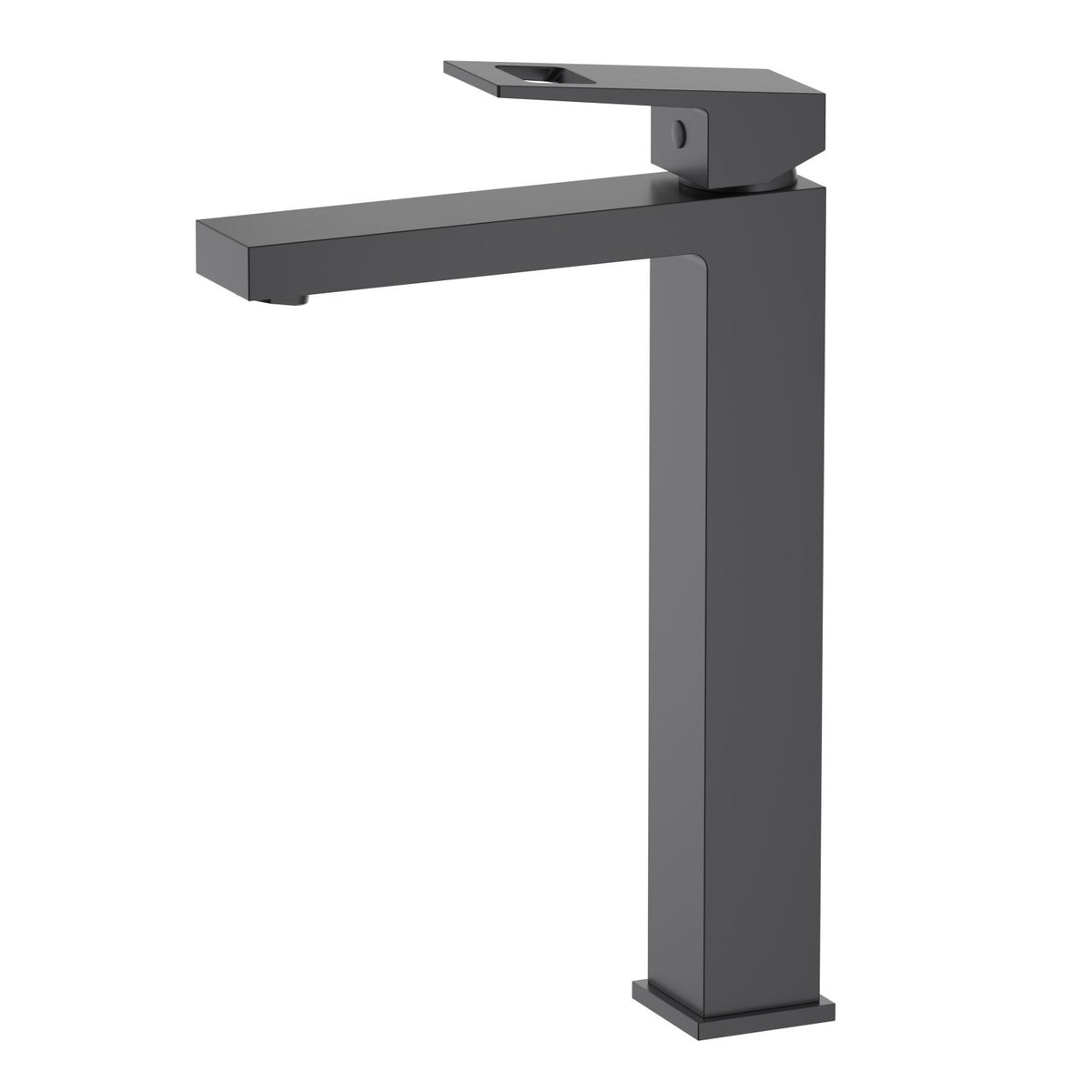 Aquavit Hollow matte black single-handle vessel sink faucet AT060012