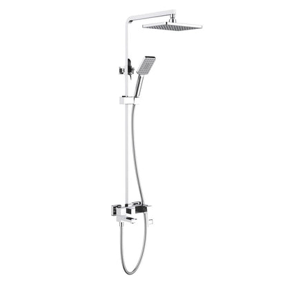 Hollow wall mounted Shower mixer with 3 outlets with spout AT060064