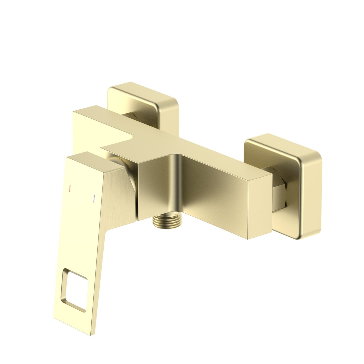 Aquavit Hollow brushed gold solid brass wall-mounted shower mixer AT062100
