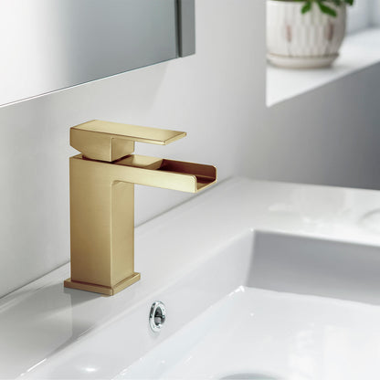 Waterfall Single hole basin faucet AT070011