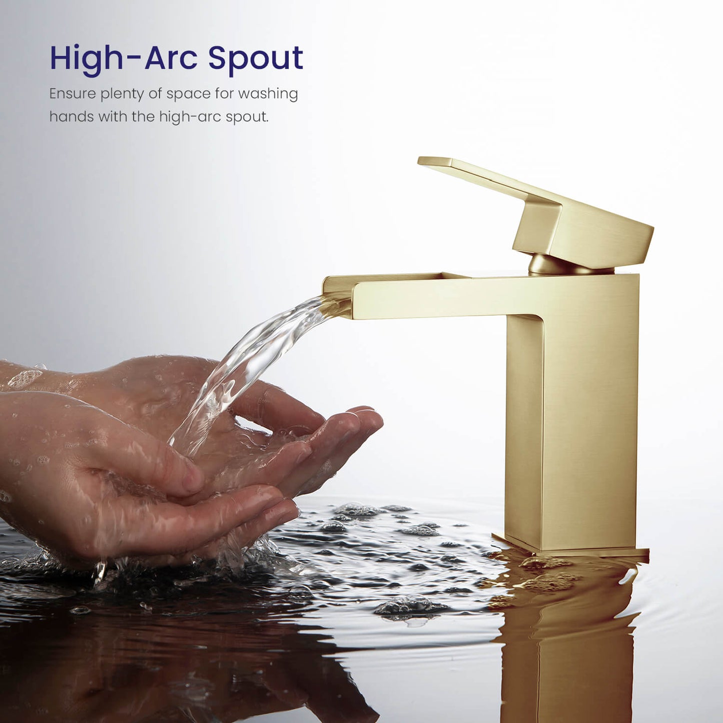 Waterfall Single hole basin faucet AT070011
