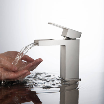 Waterfall Single hole basin faucet AT070011
