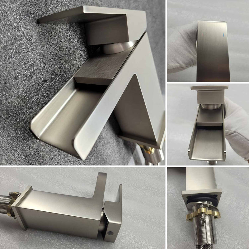 Waterfall Single hole basin faucet AT070011