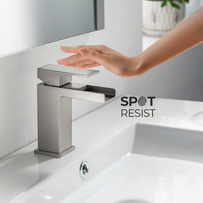 Waterfall Single hole basin faucet AT070011