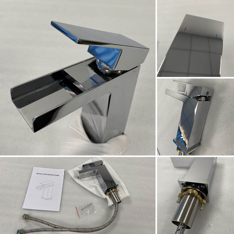 Waterfall Single hole basin faucet AT070011