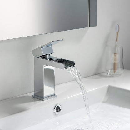 Waterfall Single hole basin faucet AT070011