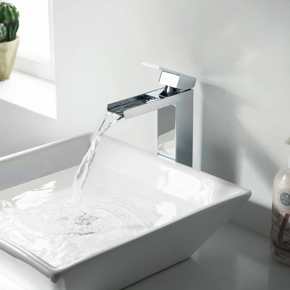 Waterfall Single hole vessel faucet AT070012
