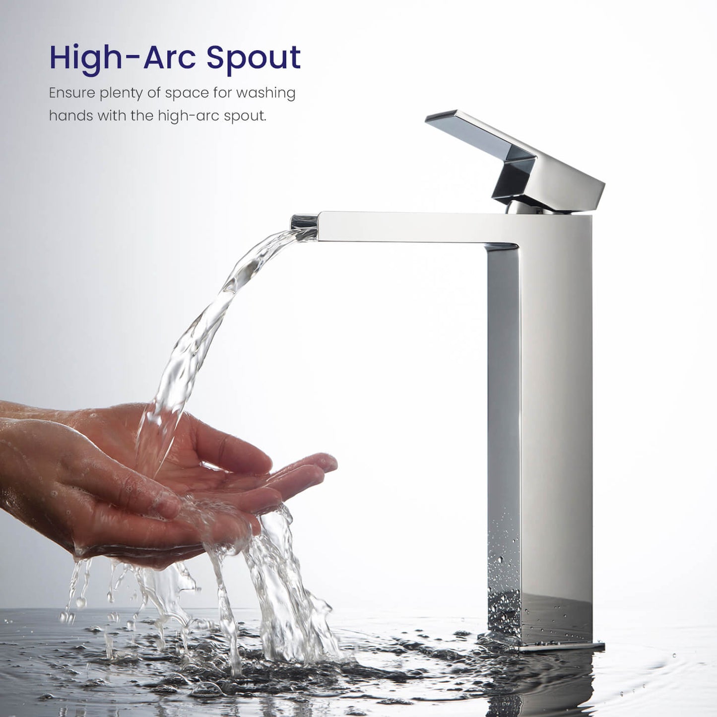 Waterfall Single hole vessel faucet AT070012