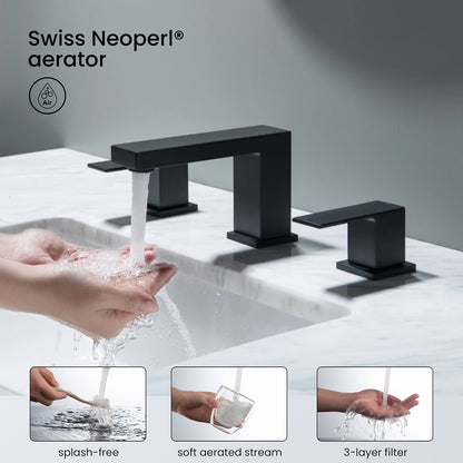 Aquavit Cube Series 3-Hole Basin Faucet AT080014