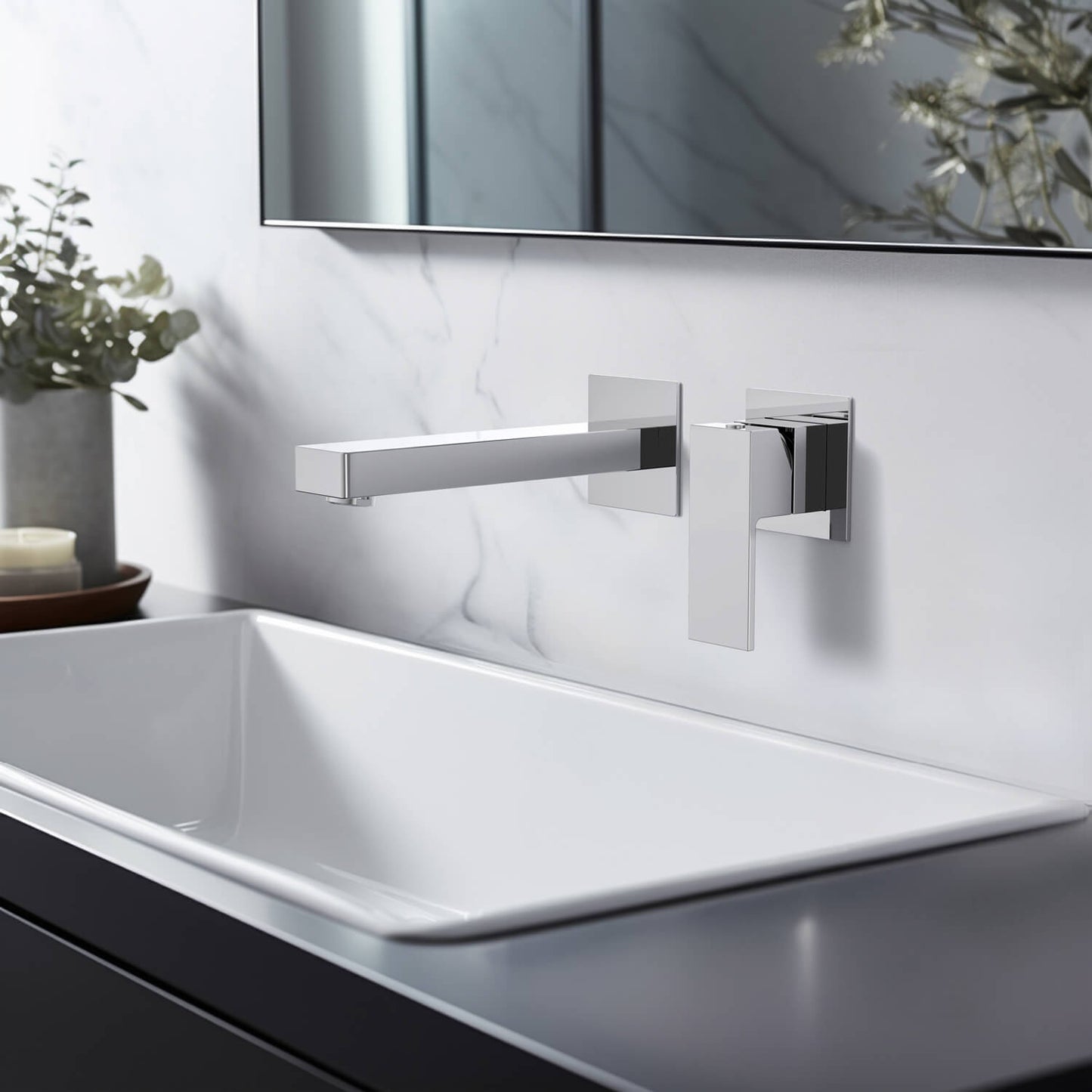 Cube Wall Concealed basin mixer AT080016