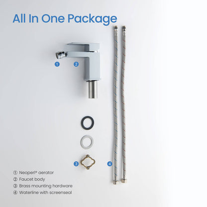 Cube single hole Bidet faucet AT080031
