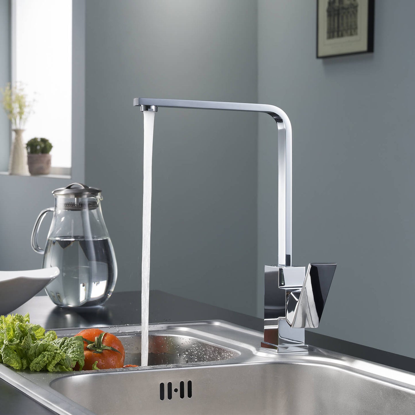 Cube Single handle kitchen faucet AT080041