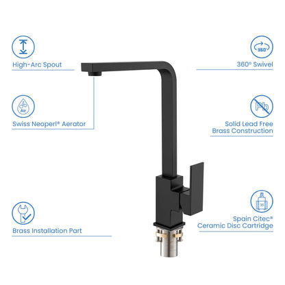 Cube Single handle kitchen faucet AT080041