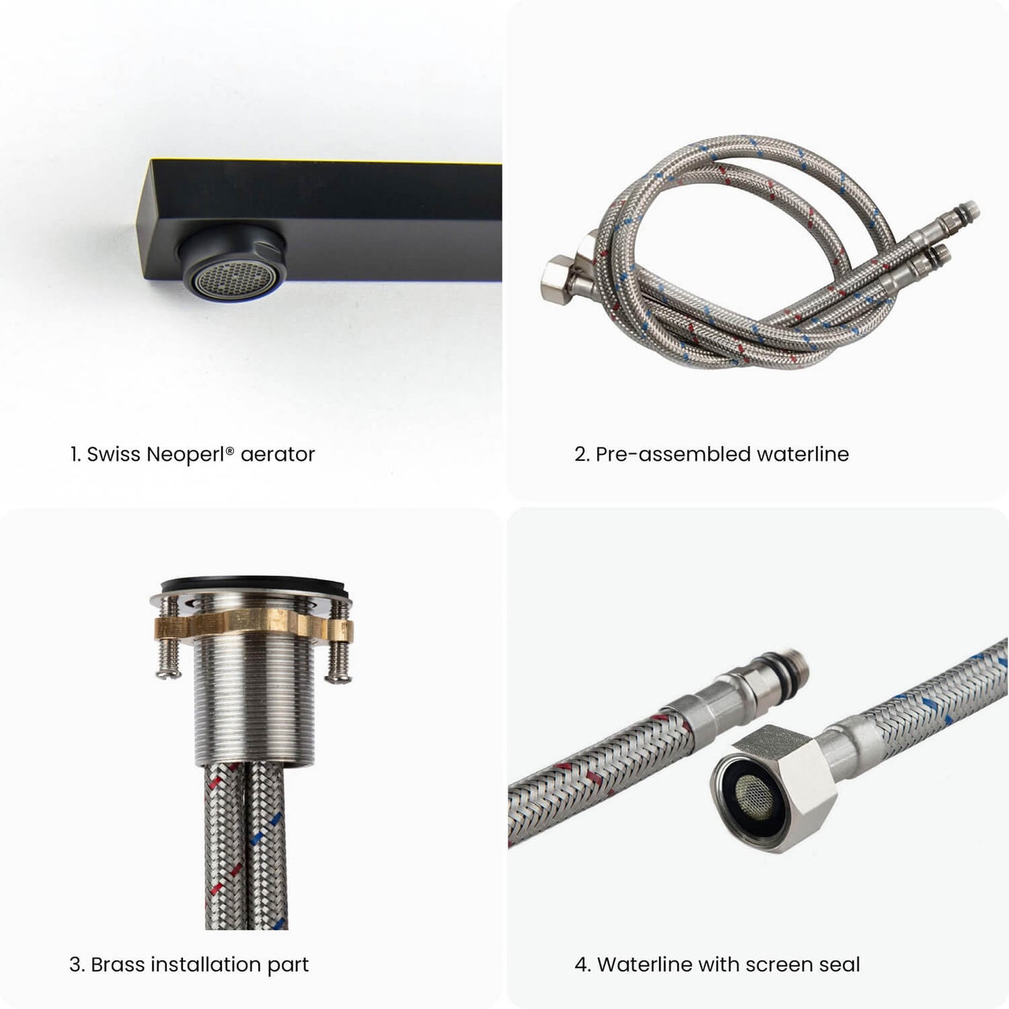 Cube Single handle kitchen faucet AT080041