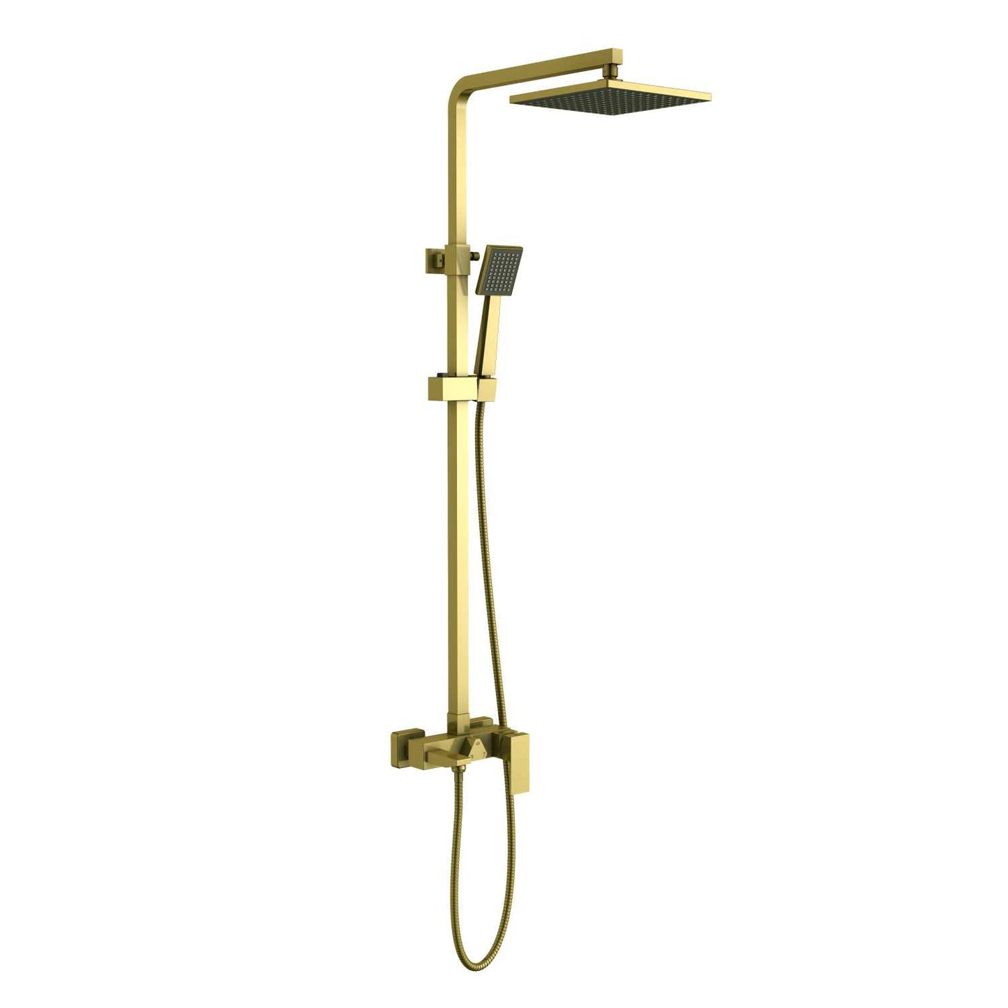 Cube wall mounted Shower faucet with fixed spout AT080066