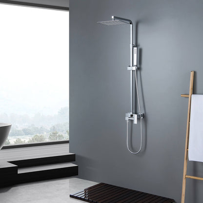 Cube wall mounted Shower faucet with 3 outlets AT080067