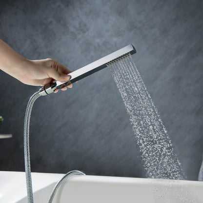 Cube wall mounted Shower faucet with 3 outlets AT080067