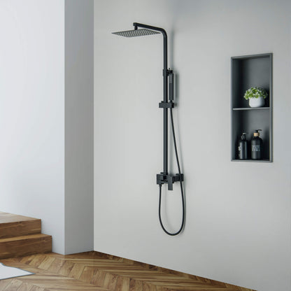 Cube wall mounted Shower faucet with 3 outlets AT080067