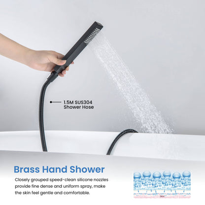 Cube wall mounted Shower faucet with 3 outlets AT080067