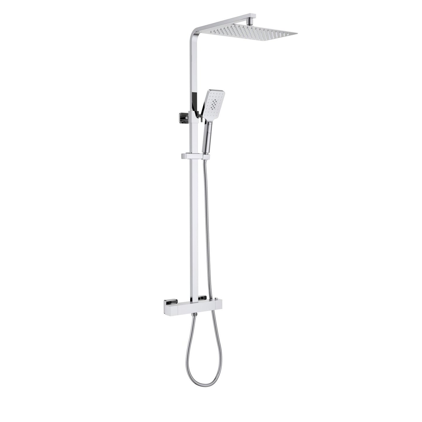 Cube Thermostatic shower column with 2 oulets AT080072