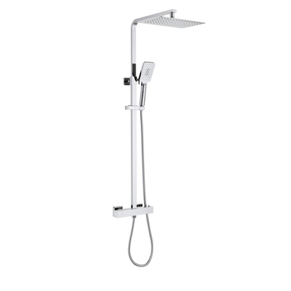 Cube Thermostatic shower column with 2 oulets AT080072