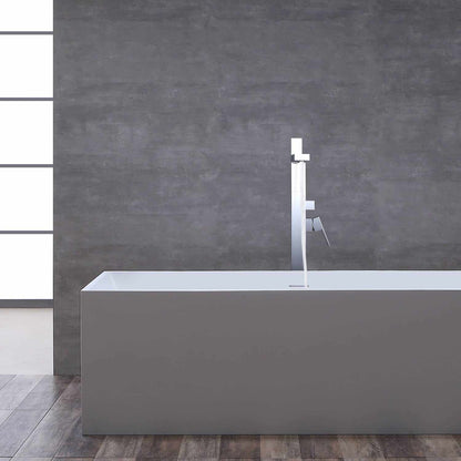 Cube Floor mounted tub faucet with concealed box installation TF0804013