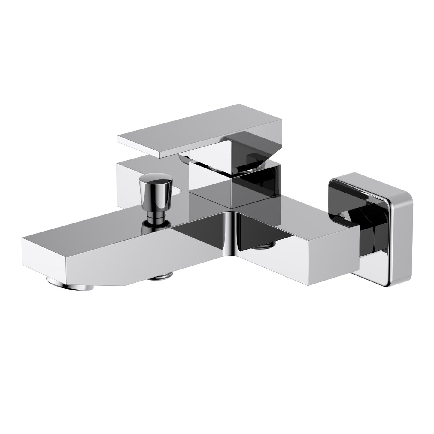 Aquavit Cube chrome solid brass wall-mounted bath shower mixer AT082200