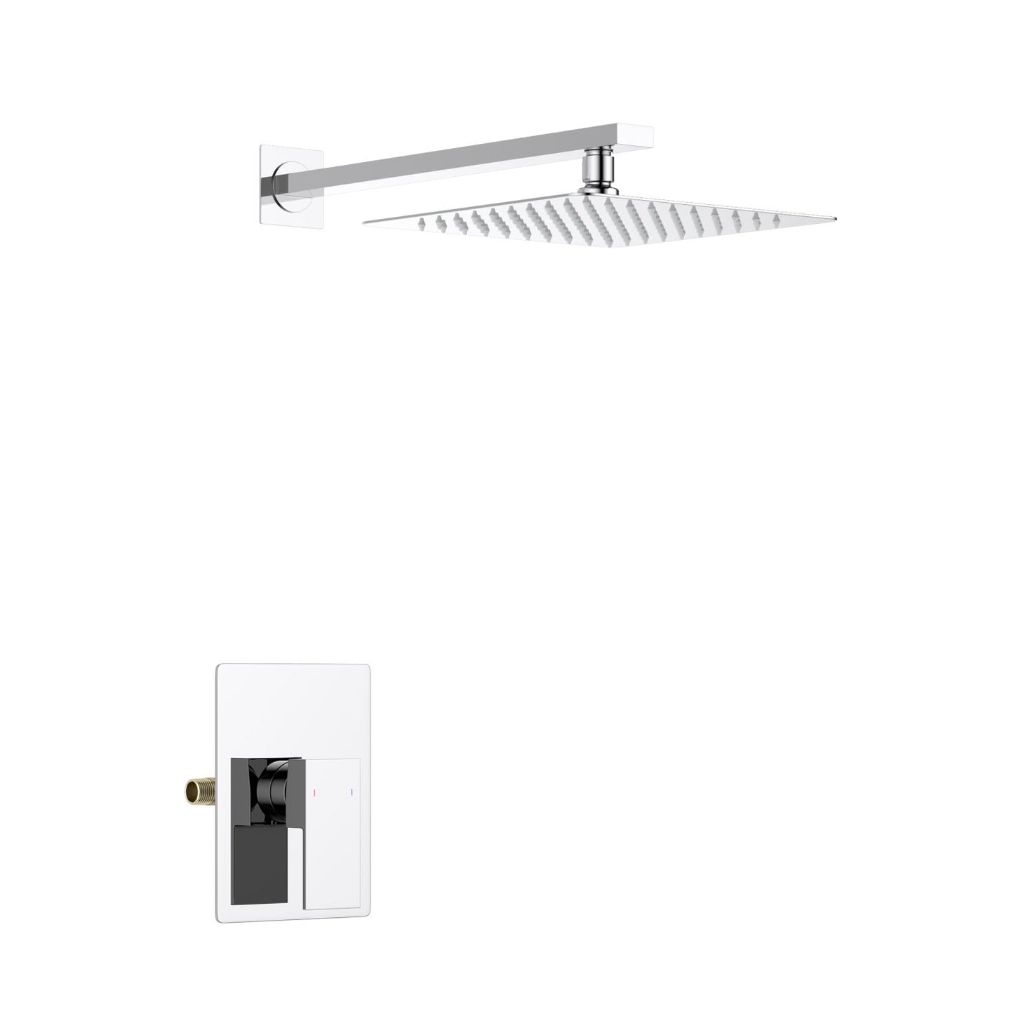 Pressure Balance Shower Set with 10" Rain Shower Head AT0841101