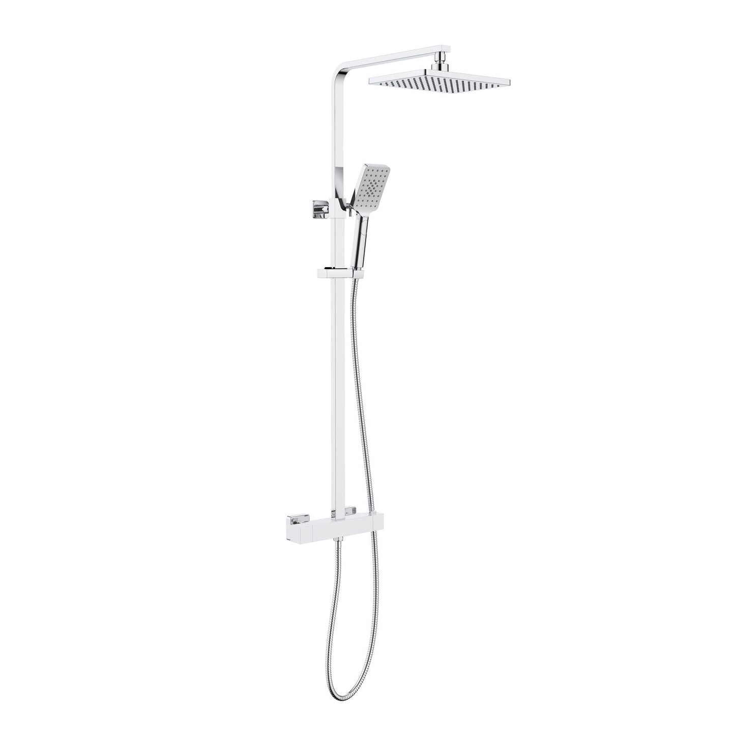 Aquavit Cube chrome two-outlet thermostatic shower column AT087201