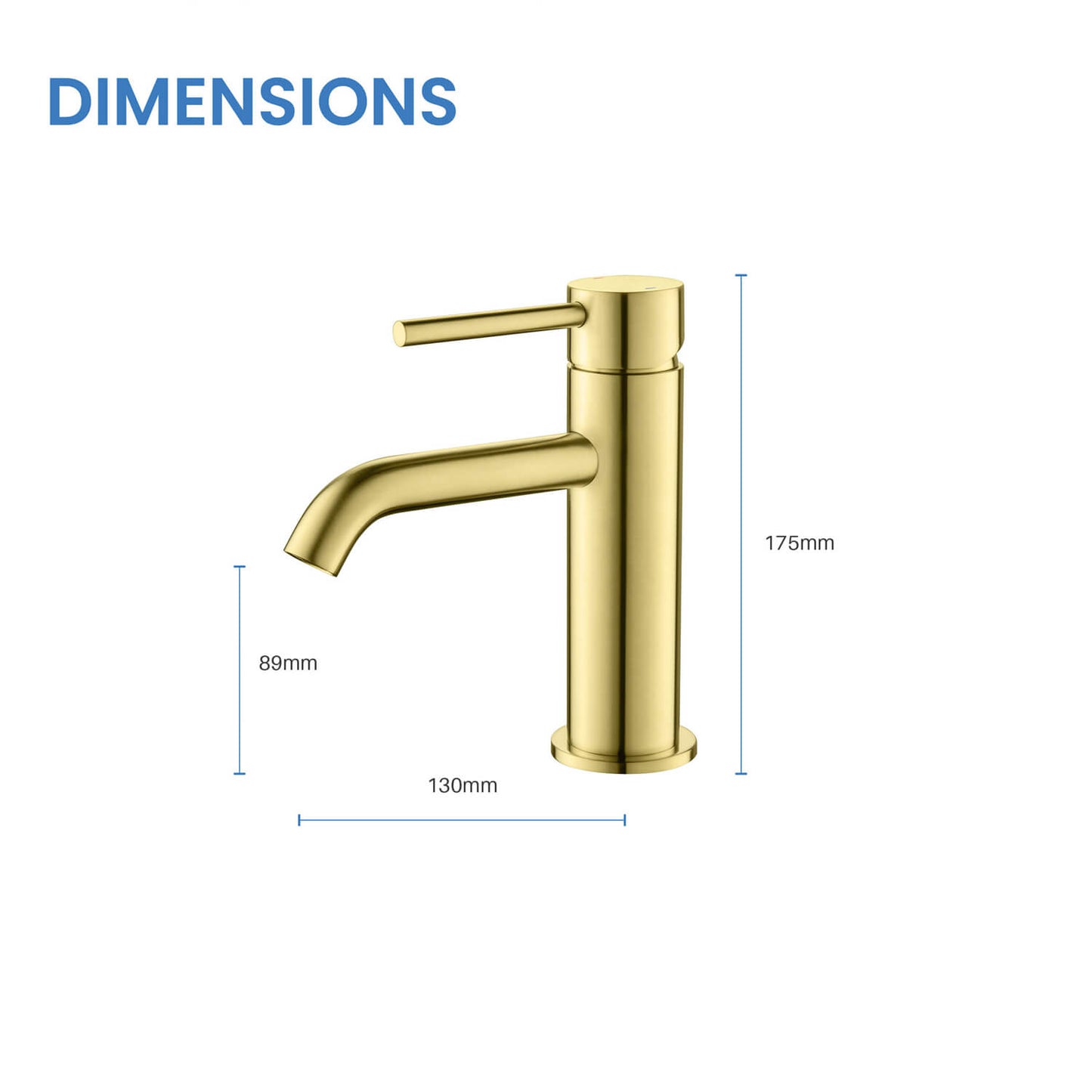 Circular Single hole basin faucet AT090011