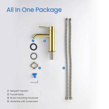 Circular Single hole basin faucet AT090011