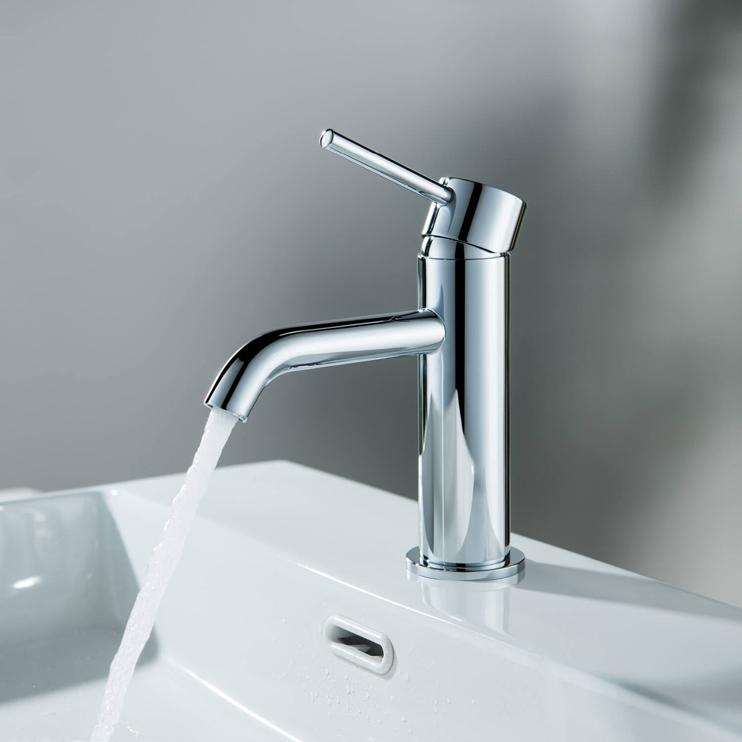 Circular Single hole basin faucet AT090011