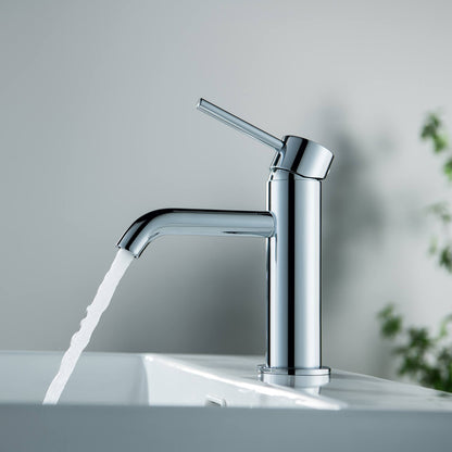 Circular Single hole basin faucet AT090011