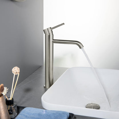 Circular Single hole vessel basin faucet AT090012