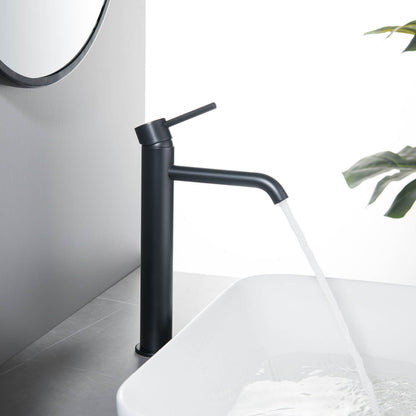 Circular Single hole vessel basin faucet AT090012