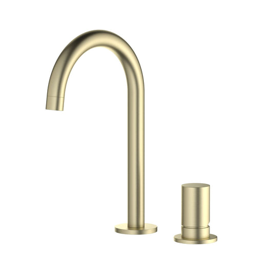 Circular Two hole basin mixer AT090013