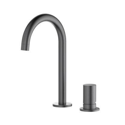 Circular Two hole basin mixer AT090013