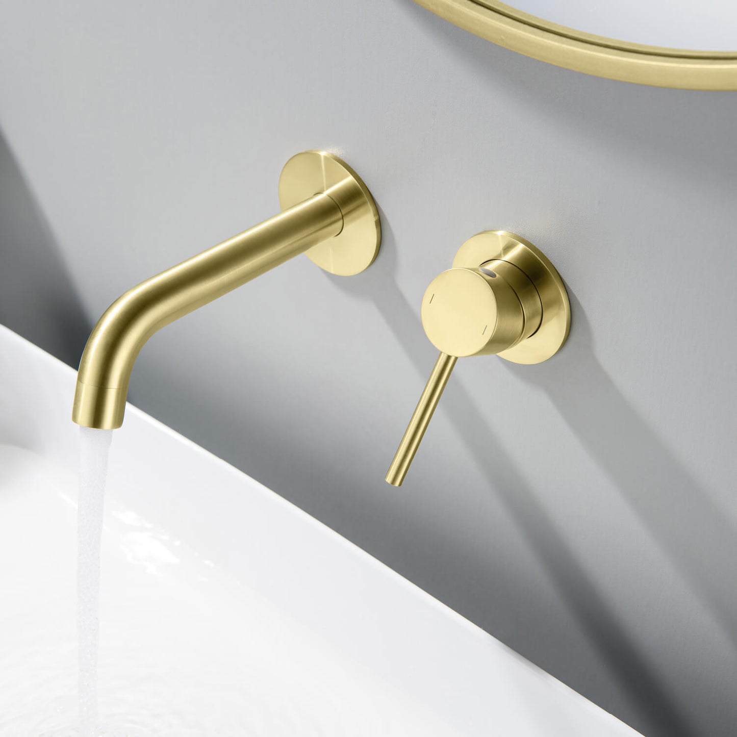 Circular Wall Concealed basin mixer AT090015