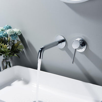 Circular Wall Concealed basin mixer AT090015