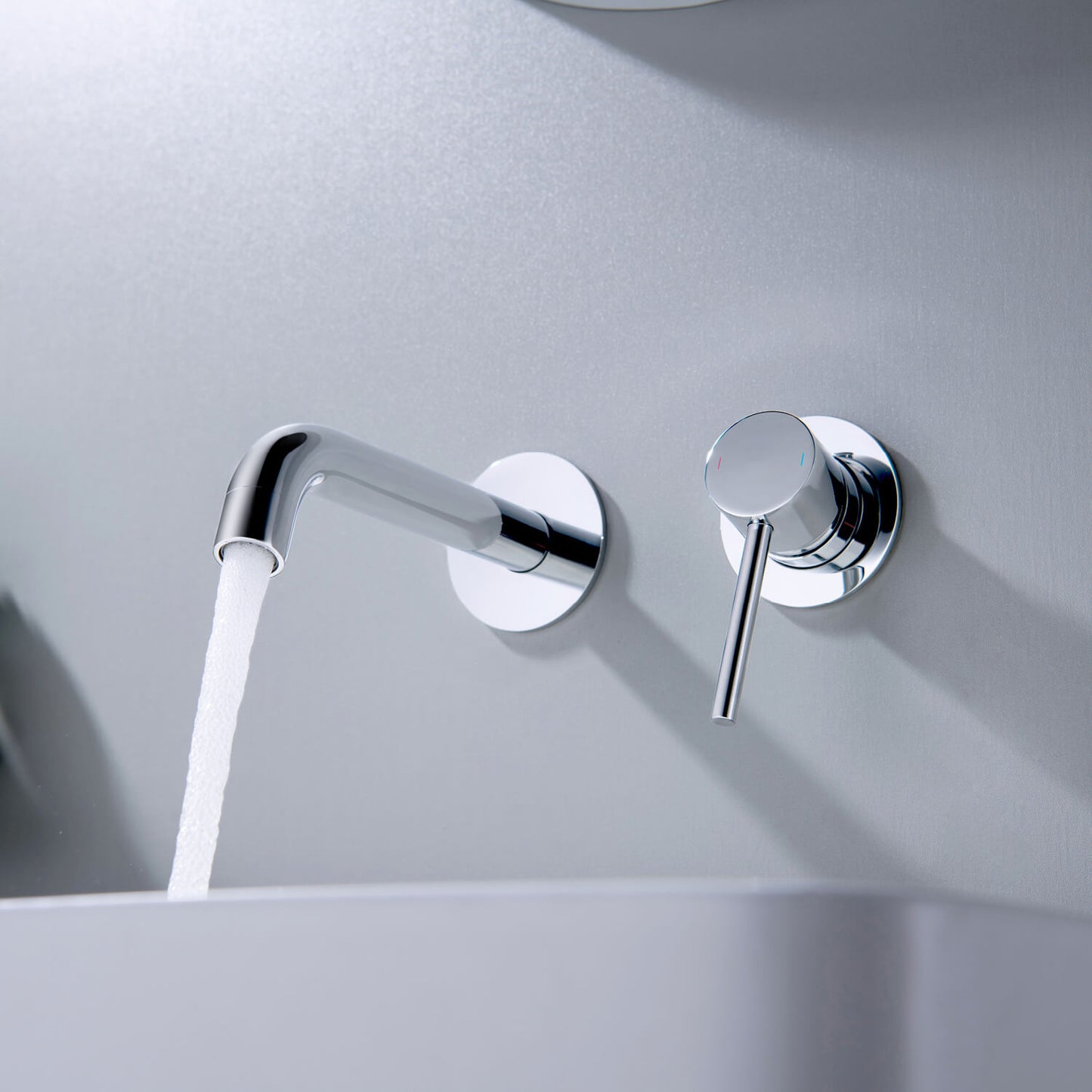 Circular Wall Concealed basin mixer AT090015