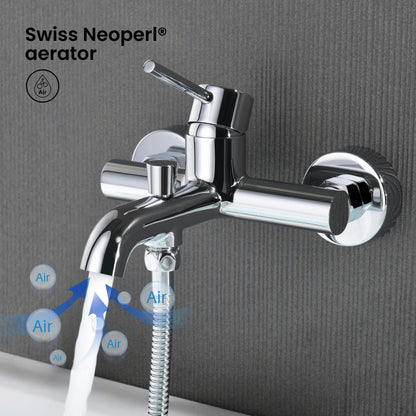 Circular Single Handle Bath shower mixer  AT090022