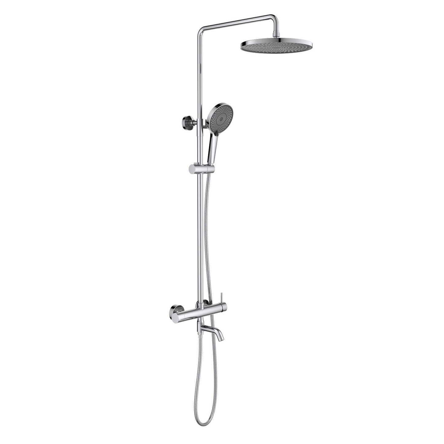 Ciruclar wall mounted Shower faucet with 3 outlets AT090063