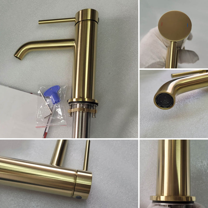 Circular Single hole basin faucet AT090111